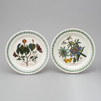 24 'Botanic Garden' porcelain plates from Portmeirion, England.