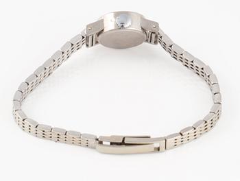 ARMBANDSUR, dam, 18 K vitguld, Universal. Vikt 24 g.