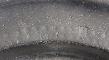 FAT, 2 st, tenn, 1800-tal. Otydliga stämplar.