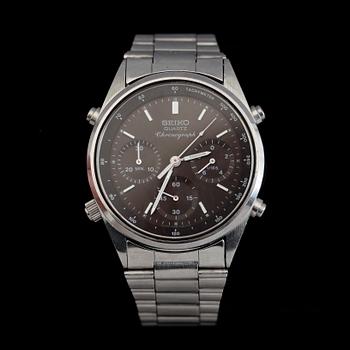 ARMBANDSUR, stål, Chronograph, Seiko, 1970-/1980-tal.
