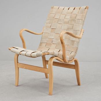 KARMSTOL, "Eva", Bruno Mathsson, Firma Karl Mathsson Värnamo, 1973.