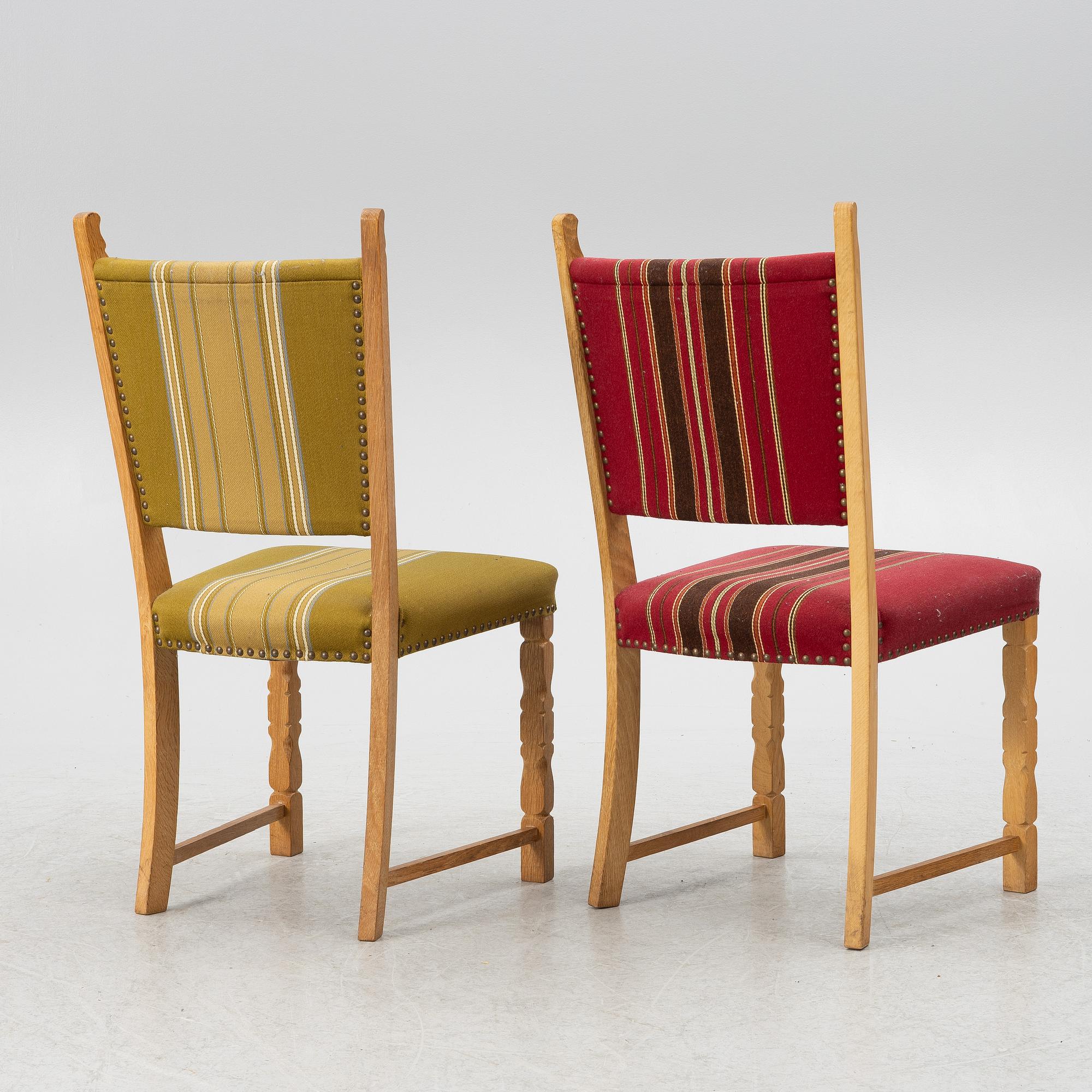 Henning Kjaernulf, matbord  med 10 stolar, 1960/70-tal.