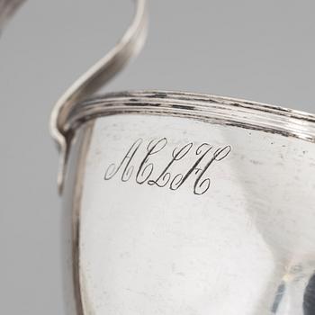 Two Swedish Silver Empire Sugar Bowls, mark of Nils Limnelius,  Stockholm 1811.