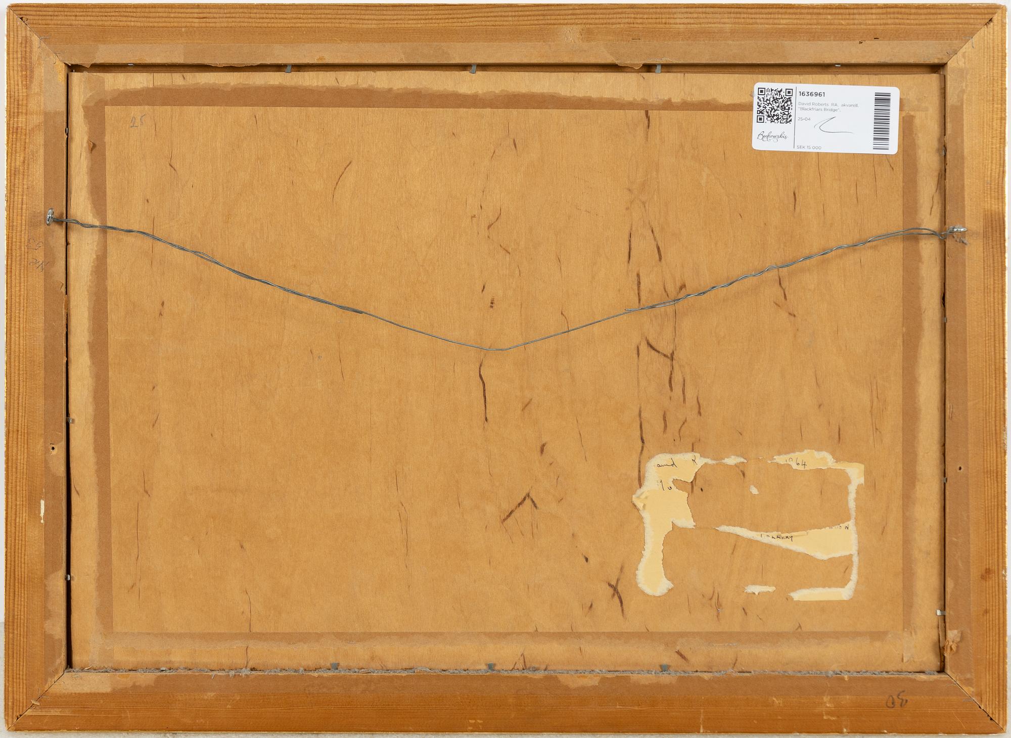 David Roberts, "Blackfriars Bridge".