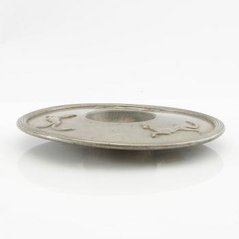 Firma Svenskt Tenn, a pewter ashtray, Stockholm 1927, model "A 307", probably by Estrid Ericson or Nils Fougstedt.