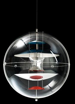 VERNER PANTON, takarmatur "VP-Globe", för Louis Poulsen, Danmark 1970-80-tal.