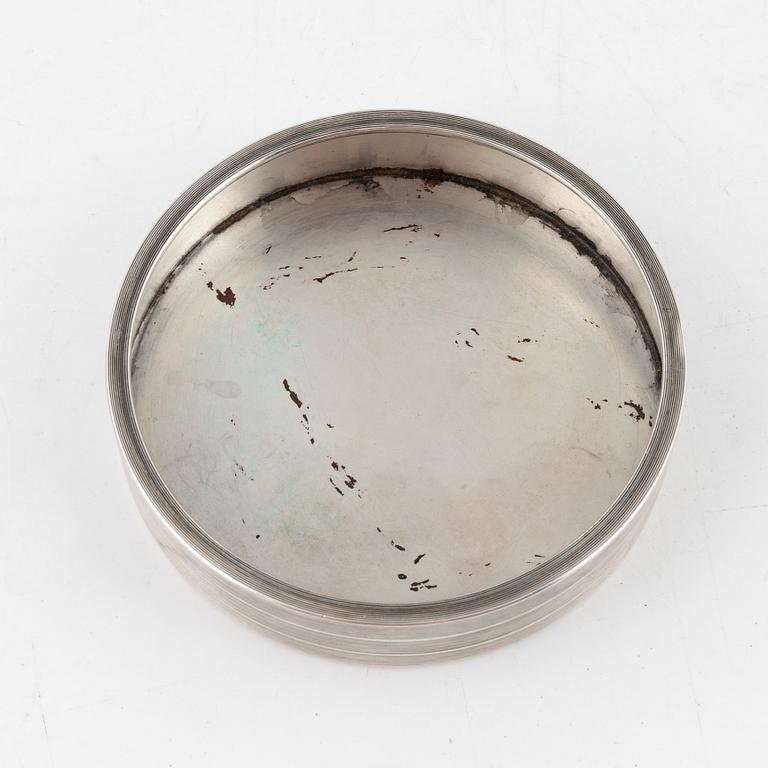 A silver powder compact, A.Tillander, Helsinki, Finland, 1939.