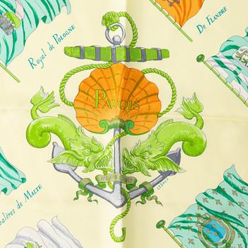 Hermès, scarf, "Pavois".