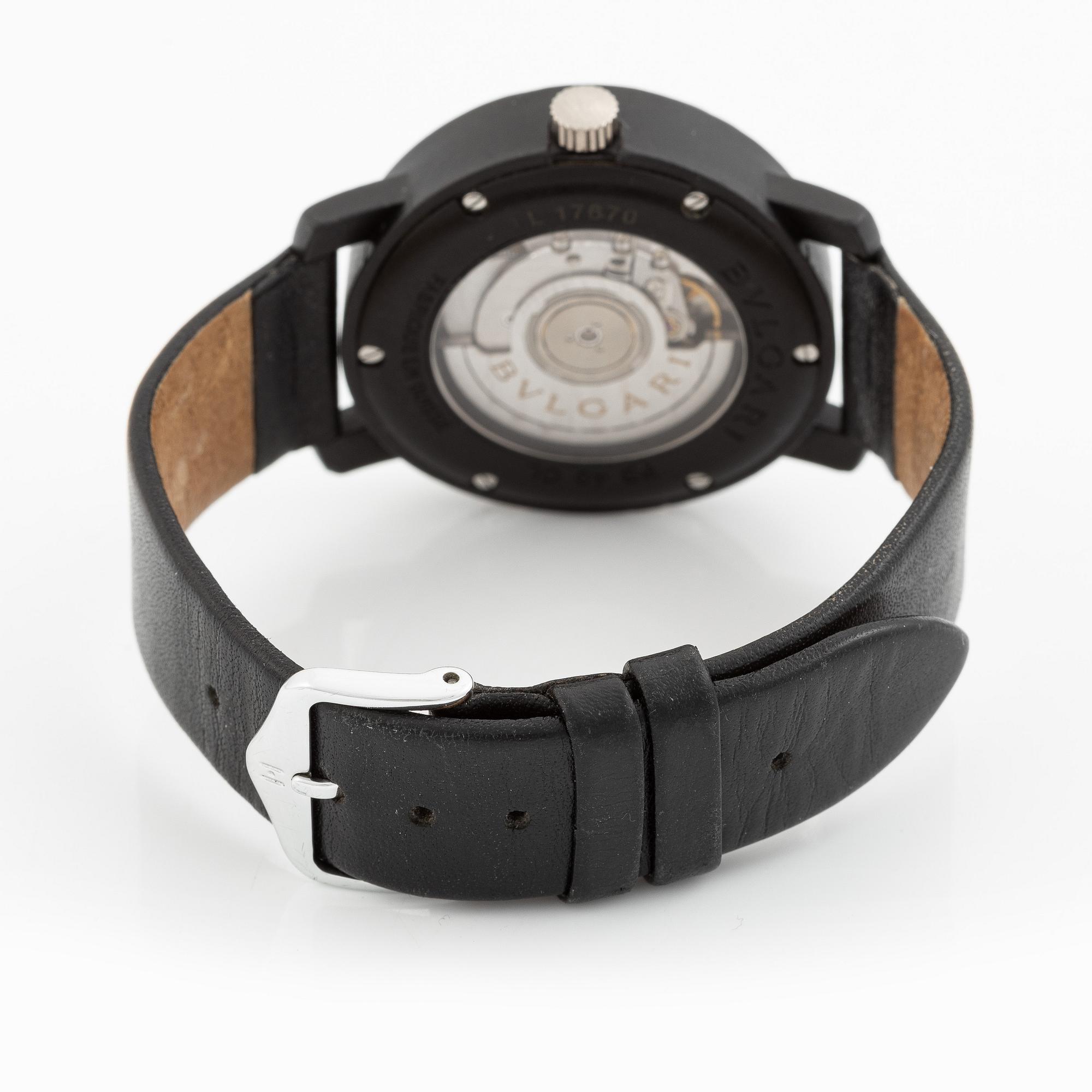 Bulgari, Bvlgari, Carbongold, "Via Dei Condotti 10, Roma", wristwatch, 40 mm.