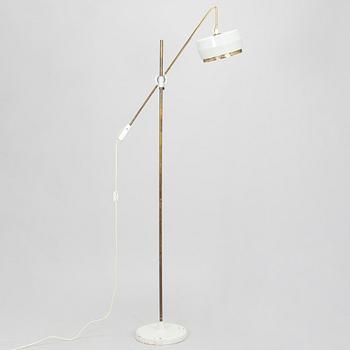 A mid-20th century floor lamp, possibly prototype, Aarne Ervi Architect's office, manufacturer Taito.