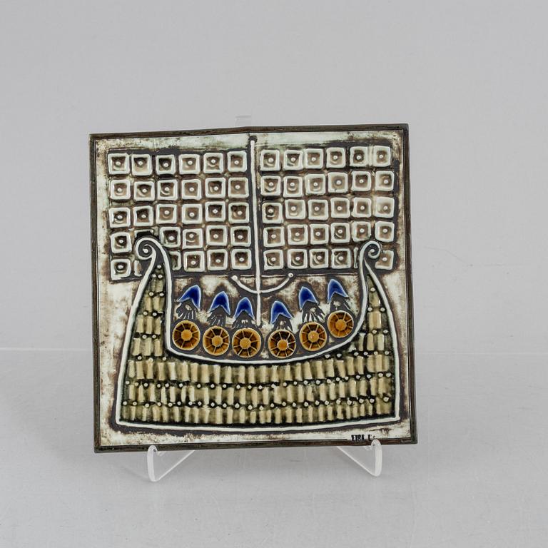 Lisa Larson, three wall reliefs, Gustavsberg.