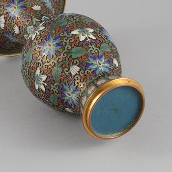 VAS, cloisonné, orientalisk, 1900-tal.