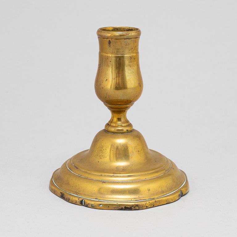 An 18th century candlestick.