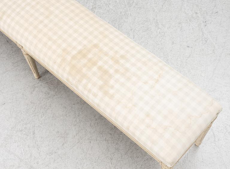 Bänk, Gustaviansk stil, 1900-tal.