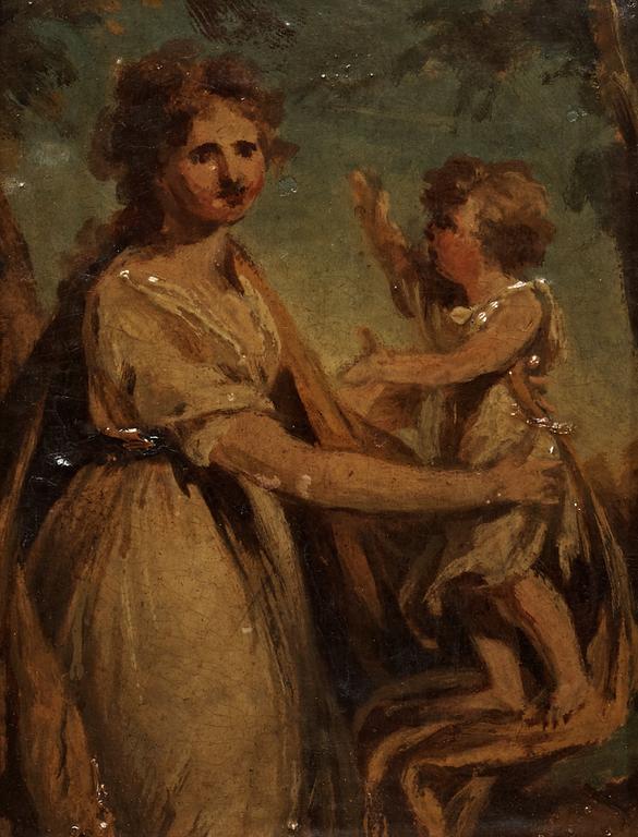 Carl Fredrik von Breda, "Baroness Anna Catharina Hamilton, born Adelheim" (1778-1814) an her son "Malkolm Fredrik Hamilton" (1797-1816).