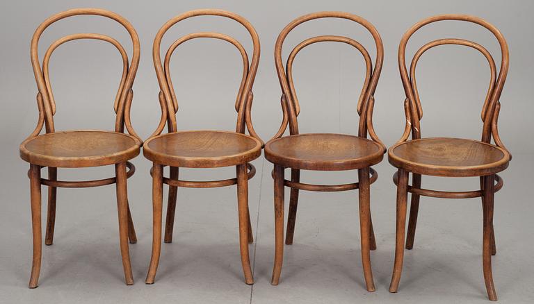 STOLAR, 8 st, Thonet, 1900-talets första hälft.