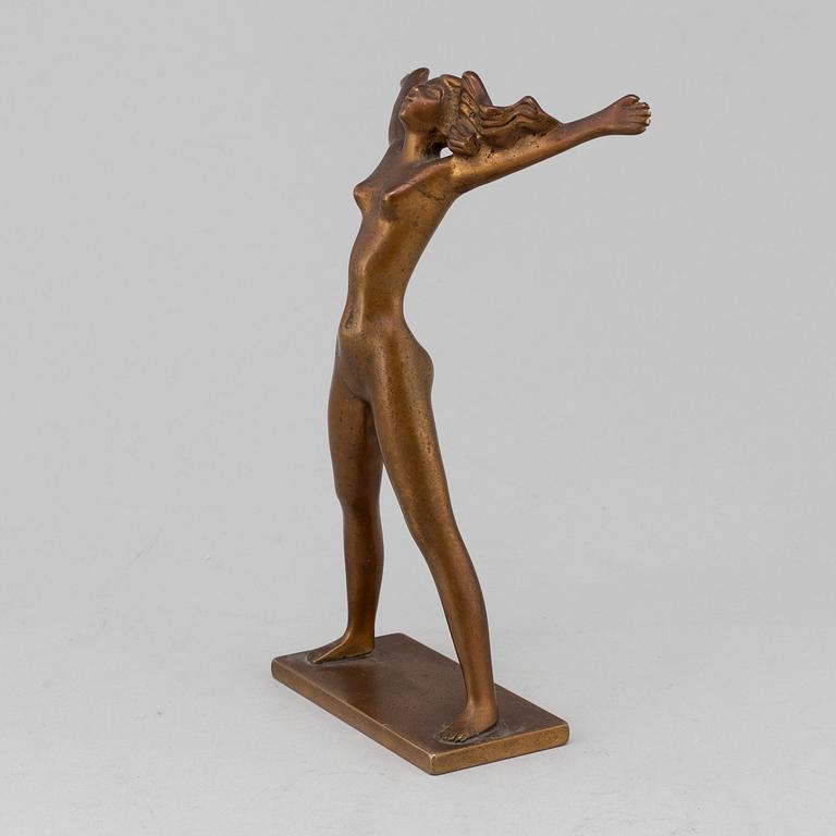 A bronze sculpture by Stig Blomberg, Ystad-Brons.
