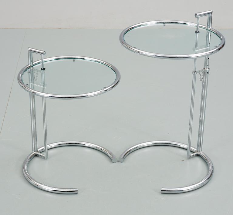 BORD, ett par. Modell E1027, Eileen Gray, ClassicCon.