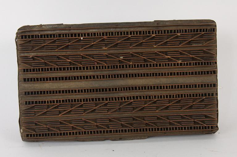 TEXTIL/TAPETTRYCKMALLAR, 5 st, Asien.