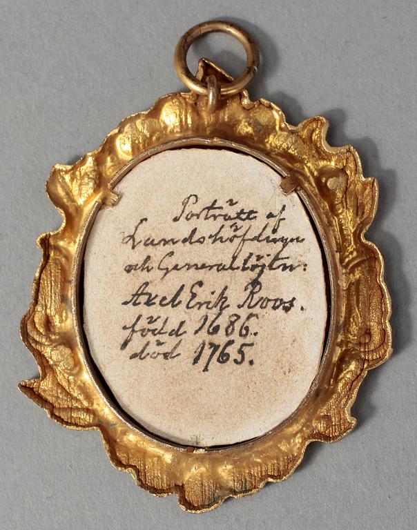 OKÄND KONSTNÄR, blandteknik, miniatyr, 1700-tal.