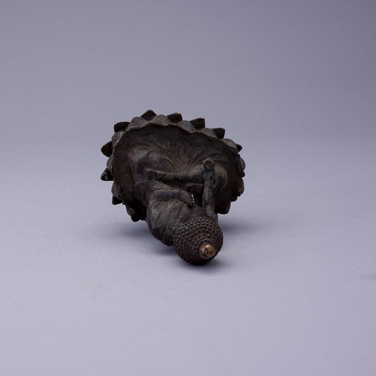 BUDDHA, skulptur, mässing, Kina / Tibet, 1900-tal.