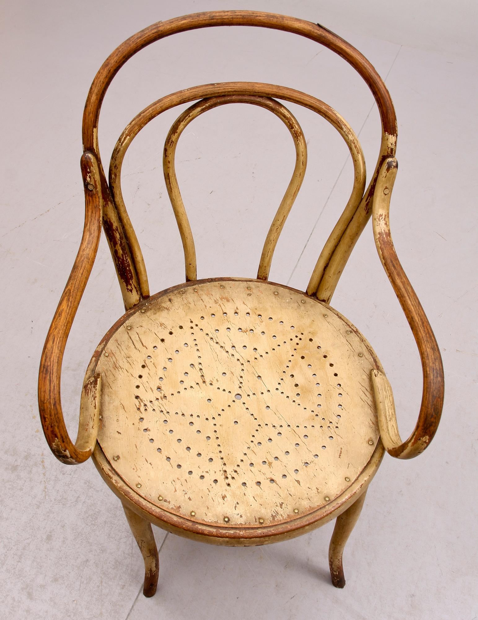 KARMSTOL, Thonet-stil, Nederländerna, 1900-talets första hälft.