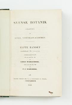 Johan Wilhelm Palmstruch, SVENSK BOTANIK. 1-11[all published].