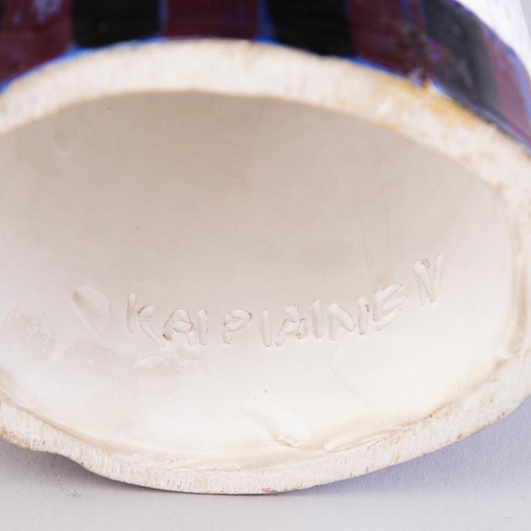 BIRGER KAIPIAINEN, a stoneware sculpture signed Kaipiainen.