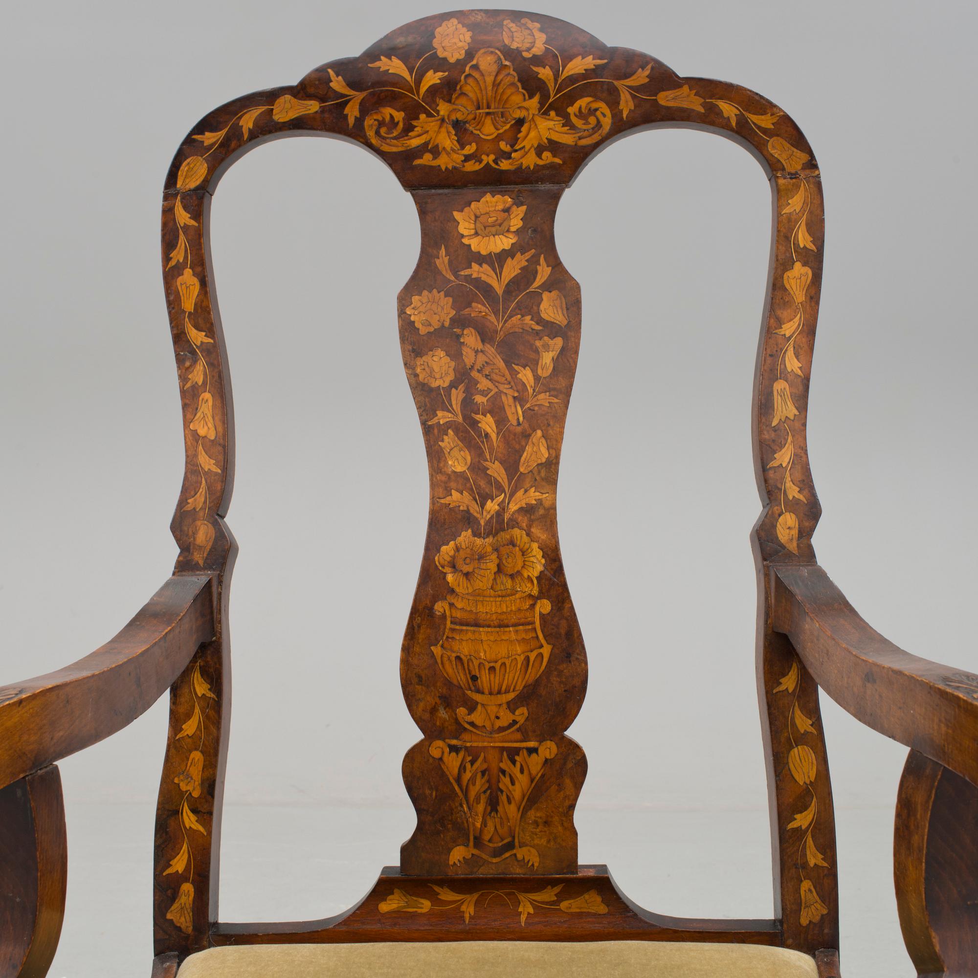 KARMSTOL, Holland, 1800-tal.