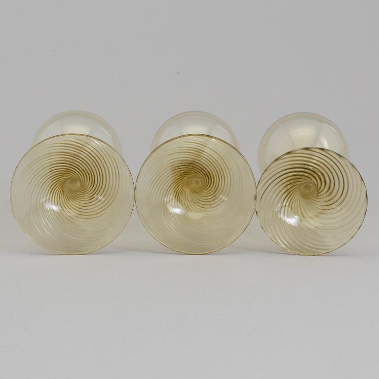 REMMARE, 12 stycken, glas, 1900-tal.