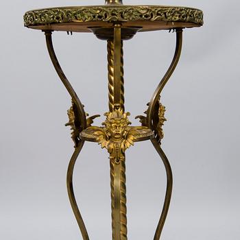 A late 19th century floor lamp.