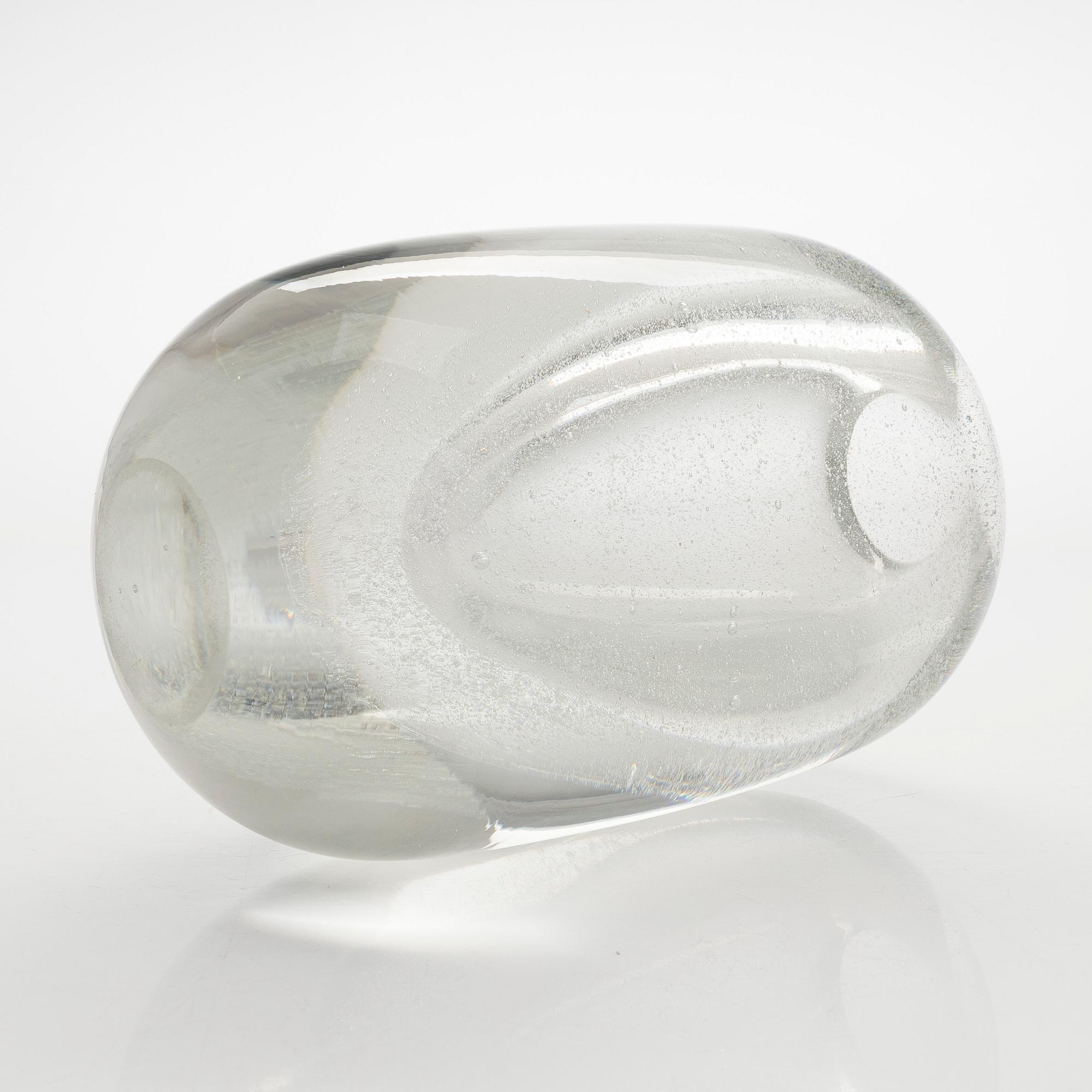Timo Sarpaneva, glasskulptur, "Claritas", signerad Timo Sarpaneva Iittala 1984 C54.