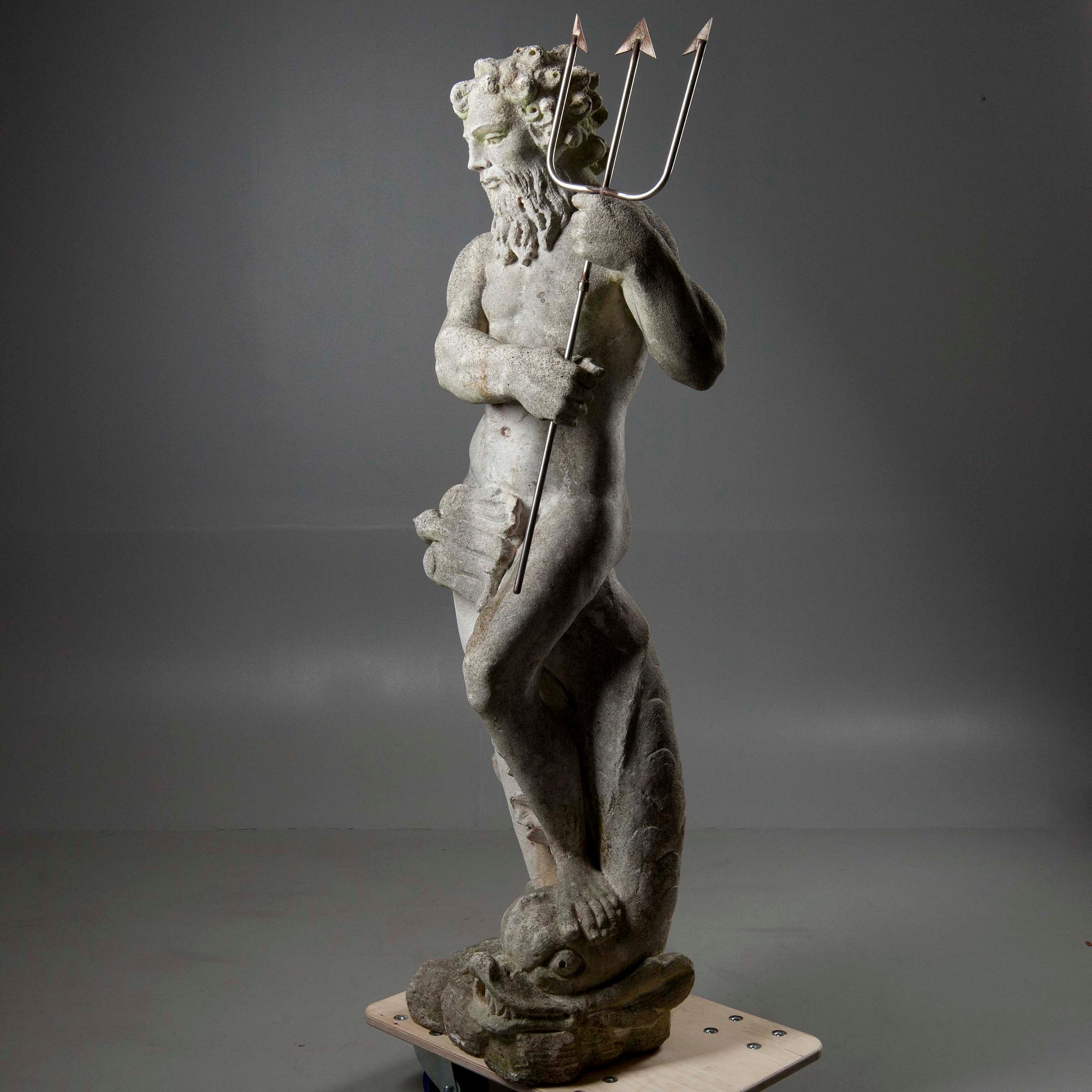 TRÄDGÅRDSSKULPTUR / FONTÄN, betong, 1900-talets senare hälft.