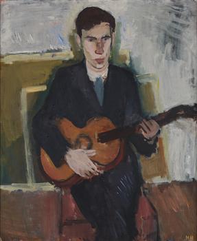 Nils Nilsson, Man with guitar (the artist's brother Gunnar).