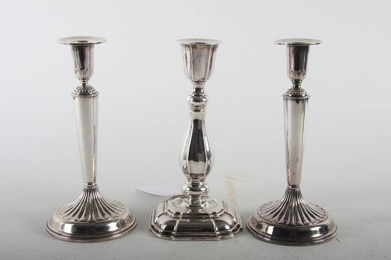 LJUSSTAKAR, 2+1 st, silver, CESON 1974-78.