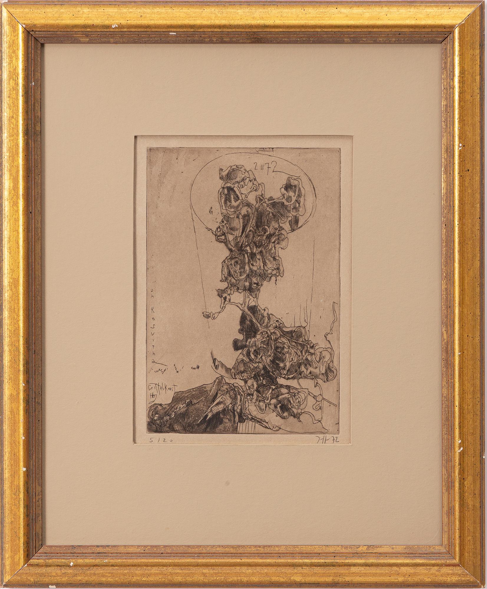 Horst Janssen, "An Rosvitha".