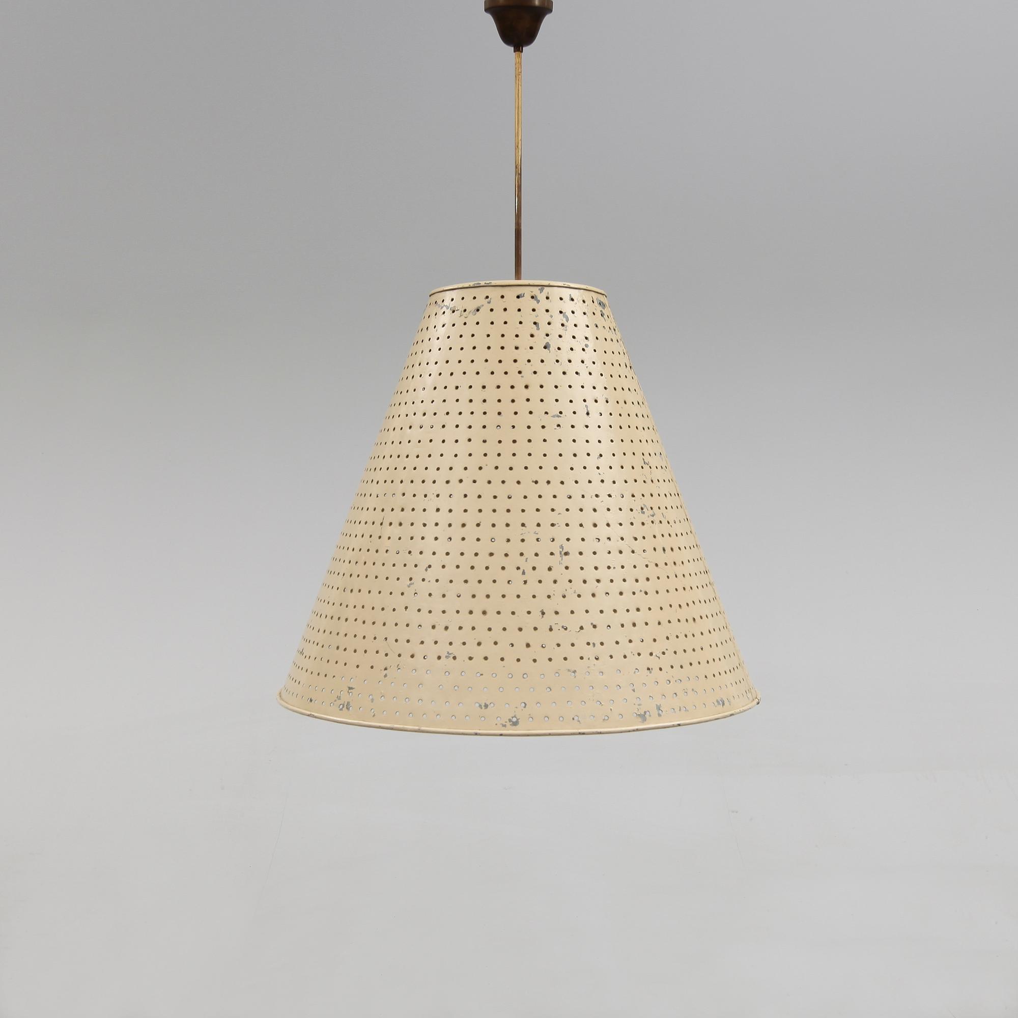INDUSTRILAMPA, 1900-talets första hälft. Höjd ca 105 cm.