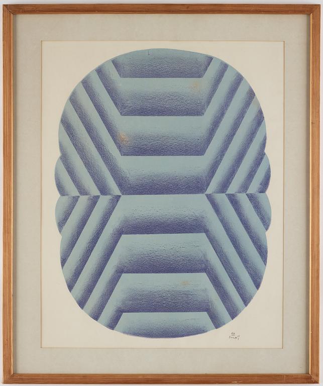 KUMI SUGAI, lithograph in color, signed and dated -64.