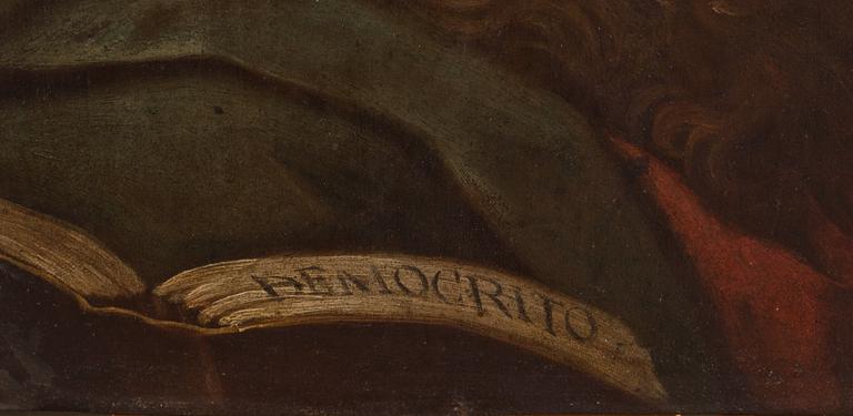 OKÄND KONSTNÄR, olja på kopparplåt. 1700-tal.