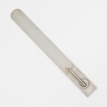 Wiwen Nilsson, brevkniv, silver, Anders Nilsson, Lund 1961.