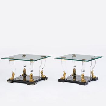 A pair of side tables from Mariner, Spain, 1988.