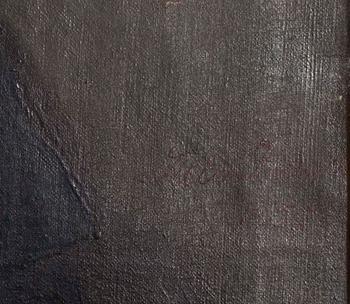 JULIE WILHELMINE HAGEN-SCHWARZ, Olja på duk. Sign. 1850.