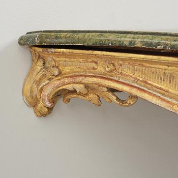 A Swedish Rococo console table.