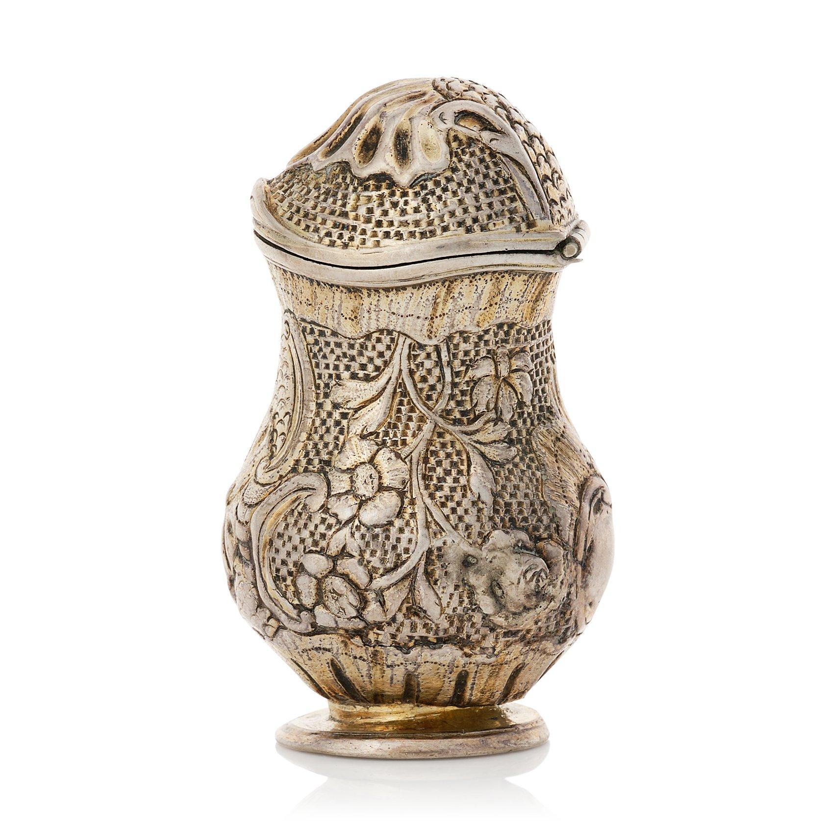 A Swedish Rococo parcel-gilt silver snuff-box, possibly Petter Kleen, Ystad (1753-1777 (1778)).
