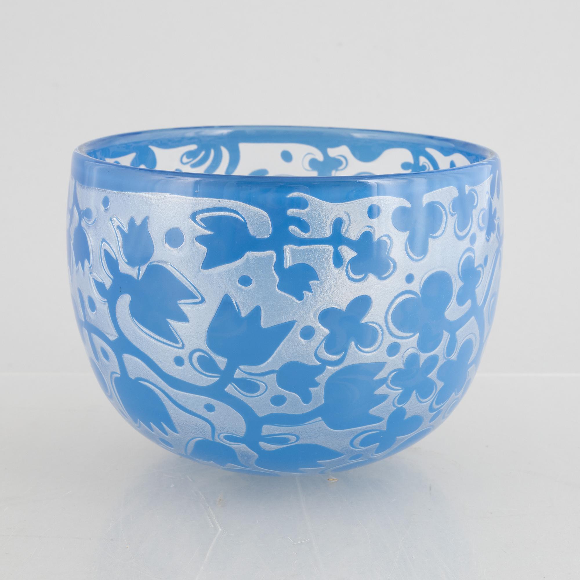 Bertil Vallien, a bowl, Boda Åfors.