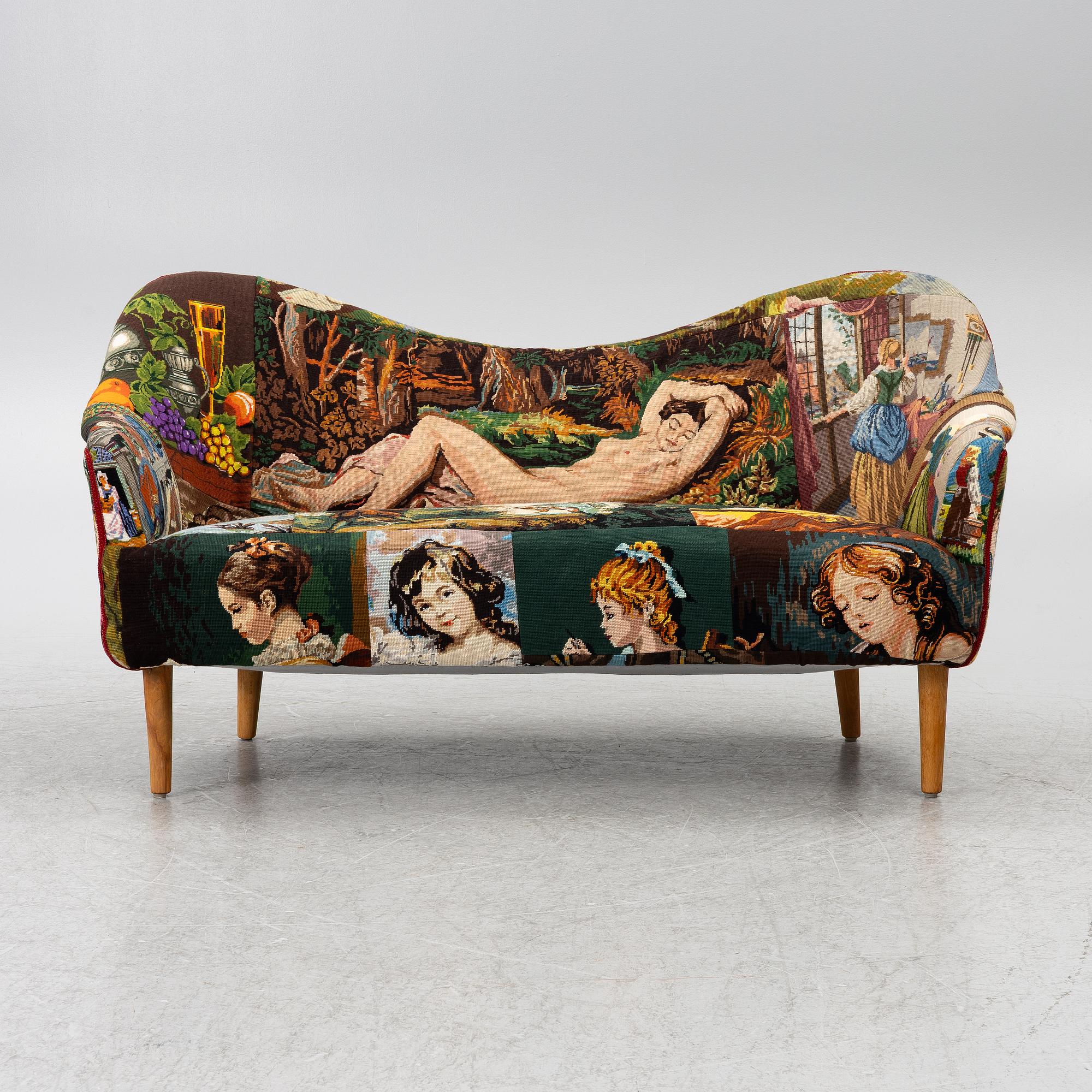 Carl Malmsten, sofa, Interaction.