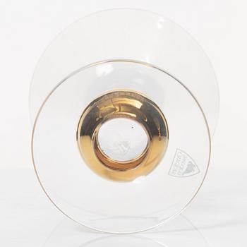 Gunnar Cyrén, Nobel, 5 martini glasses, Orrefors,