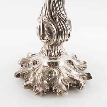 Christian Hammer uppsatsskål Nyrokoko silver Stockholm 1854.