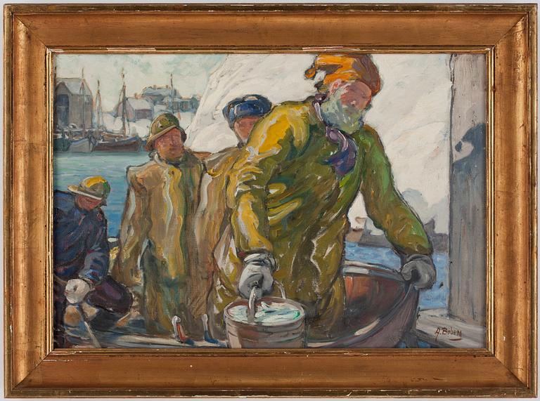 ANNA BOBERG, olja på duk, signerad.