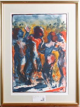 Peter Dahl · DAHL, PETER. Färglitografi, sign o dat -81. Nr 200/325.